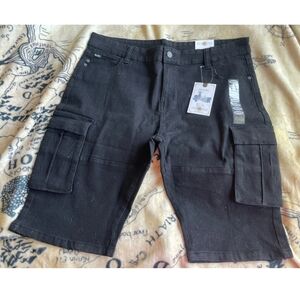 NWT Brooklyn's Best Mens Size 40 Black Shorts Stretch